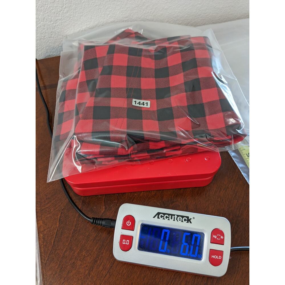 Old Navy Buffalo Plaid Leggings XS Tall Black Red High Waisted Check‎ Mid Rise - Picture 7 of 7